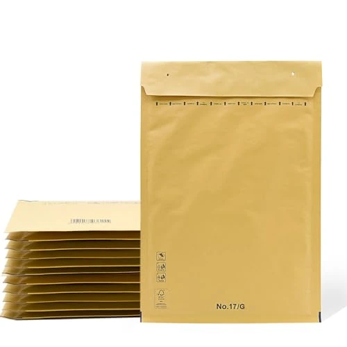 Offerta a tempo: Buste imbottite, buste a bolle, buste imbottite in Kraft con chiusura autoadesiva, buste per spedizioni di abbigliamento, buste imbottite Kraft - SIDI (230 x 340 mm, 10 pezzi) - 0.00% da 12.35 € a 12.35 €