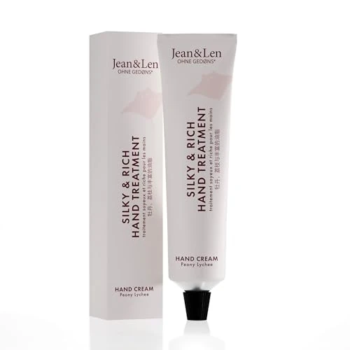 Limited offer: Jean & Len Silky & Rich Treatment Peony & Lychee, 100% Recyclable Alutube (without Lid), Rich Hand Cream, Provides Soft Hands, Parabens & Silicone-Free, Vegan, 75 ml from 9.69 EUR to 8.50 EUR (save 12%)