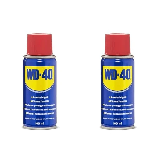 WD-40 Prodotto Multifunzione - Lubrificante Spray - 100 ml (Confezione da 2)