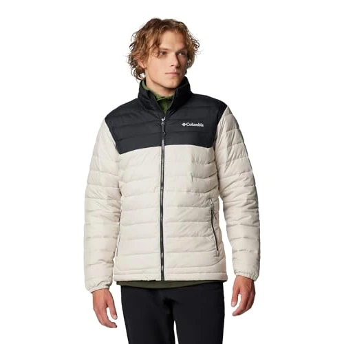 Offerta a tempo: Columbia Powder Lite II Jacket, Fodera riflettente Omni-Heat, Tessuto resistente all'acqua, Cappuccio regolabile, Tasche di sicurezza, Polsini elastici - da uomo - 41% da 120.00 € a 71.00 €