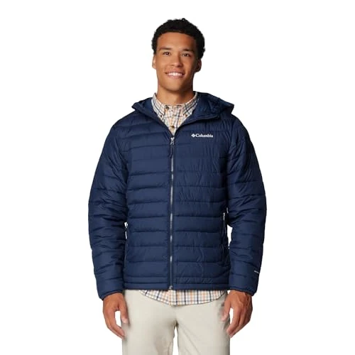 Offerta a tempo: Columbia Powder Lite II, Giacca con Cappuccio da Uomo - 53% da 150.00 € a 71.00 €