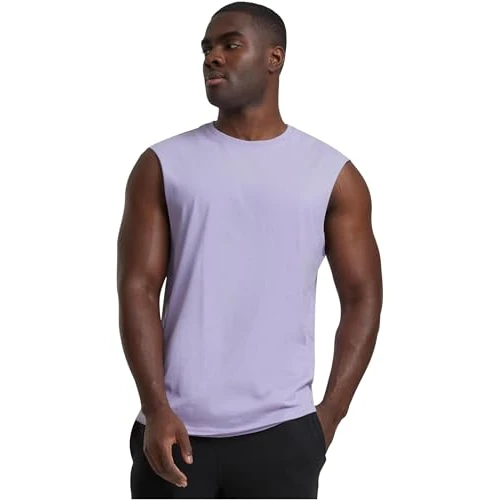 Offerta a tempo: Urban Classics Tb1562-Open Edge Sleeveless Tee T-Shirt, Dustylilac — 6% da 14,90 € a 13,99 €