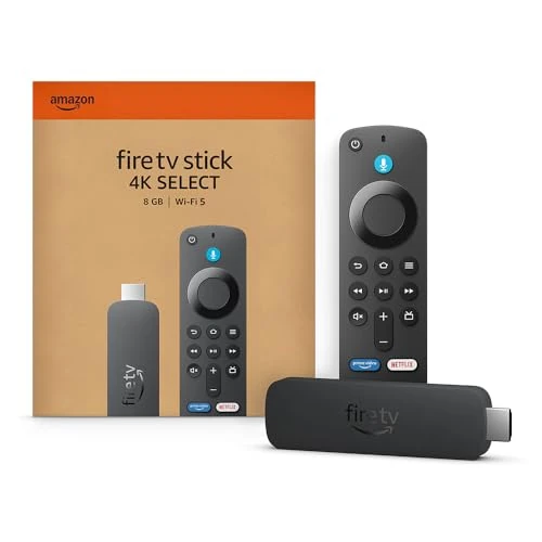 Offre limitee: Amazon Fire TV Stick 4K Select (nouvelle génération) : découvrez le streaming en 4K, regardez des centaines de milliers de films et d'épisodes TV, et accédez à la TV en direct et gratuite de 54.99 EUR a 19.99 EUR (economie 64%)
