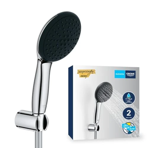 Grohe Vitalio Start 110 Set supporto a muro a due getti (Rain, Jet), 27950001