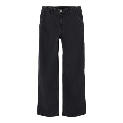 Tijdelijke aanbieding: NAME IT Nlmtoizza Dnm Loose Pant Noos Jeans voor kinderen, Zwarte denim/gewassen detail, 170 cm van 29.47 € naar 29.47 € (0.00% korting)