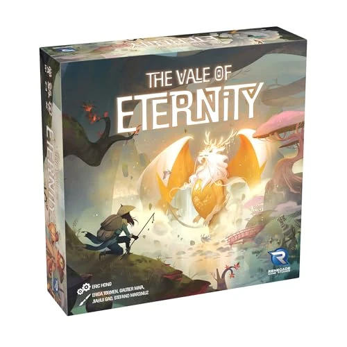 Renegade Game Studios: The Vale of Eternity – Jeu de Cartes de Collection Drafting & Set, domptez et chassez des Monstres et créatures fantastiques, à partir de 14 Ans, 2 à 4 Joueurs