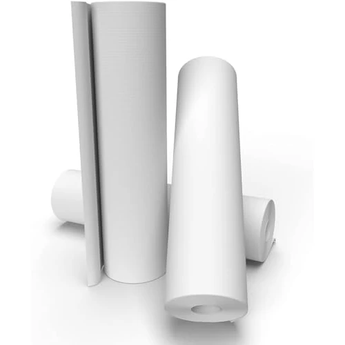 IMBALLAGGI 2000 - Rolle Papier Massageliege, 10 x 6 Stück, 0,6 x 55 m, aus 100% Zellulose Tot 60, Papierrollen für Kosmetikerin und weiche und saugfähige Therapien, medizinische hygienische