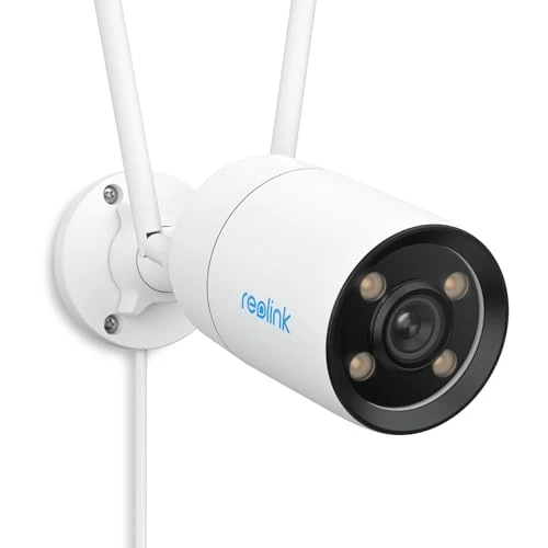 Offerta a tempo: Reolink ColorX Telecamera Wi-Fi Esterno/Interno, Visione Notturna True Color, Apertura F1.0, Sensore 1/1,8", 2K Videocamera Sorveglianza WiFi, Rilevamento Intelligente, Audio a 2 Vie, CX410W - 10% da 69.99 € a 62.99 €
