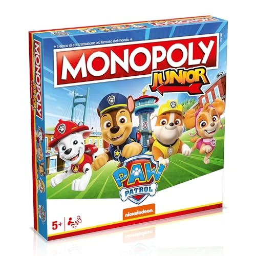 Offerta a tempo: Winning Moves, Monopoly Junior Paw Patrol, Gioco da tavolo, unisciti a Chase e Marshall e costruisci la tua strada verso il successo,ottimo regalo per ragazze e ragazzi dai 5 anni in su - 0.00% da 15.00 € a 15.00 €