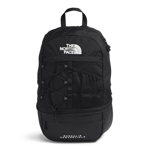 Limited offer: The North Face Borealis Convertible Pack - Commuter Laptop Backpack, Removable Lumbar Pack, Water Repellent Finish, TNF Black/TNF Black, One Size from 92.00 EUR to 92.00 EUR (save 0%)