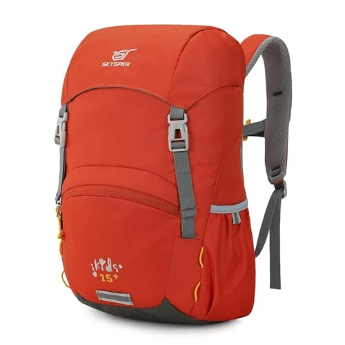 SKYSPER Wanderrucksack Kinder Kinderrucksack 15L Leichter Komfortabler Rucksack für Jungen & Mädchen