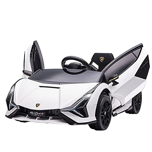 Offerta a tempo: HOMCOM Macchina Elettrica per Bambini 3-5 Anni 12V Lamborghini SIAN — 23% da 199,95 € a 153,37 €