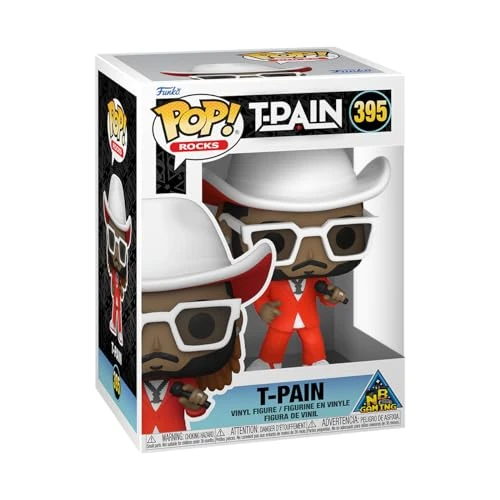 Offerta a tempo: Funko Pop! Rocks: T-Pain - Figura in Vinile da Collezione - Idea Regalo - Merchandising Ufficiale - Giocattoli per Bambini e Adulti - Music Fans - Figura da Collezione e da Esposizione - 70% da 16.00 € a 4.80 €