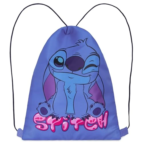Limited offer: Disney Stitch Drawstring Bags for Kids Swimming Bag Spiderman String Backpack School PE Kit Travel Beach Holiday Sports Gym from 8.39 EUR to 6.71 EUR (save 20%)