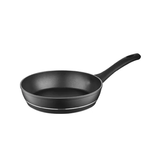 Offerta a tempo: FLORINA Padella in Alluminio (22 cm) I Padella Antiaderente DELUX I Padella Anti-Graffio con Fondo a Induzione I Adatta per Piano Cottura a Induzione, Fornello a Gas e Fornello Elettrico (Nero) - 0.00% da 24.90 € a 24.90 €