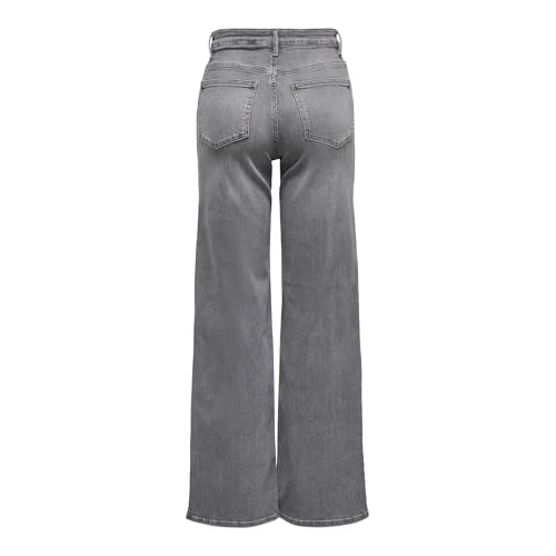 Offerta a tempo: ONLY Onlmadison Blush HW Wid DNM Rea0938 Noos, Jeans Donna, Denim Grigio Chiaro., M / 30L - 30% da 49.99 € a 34.97 €