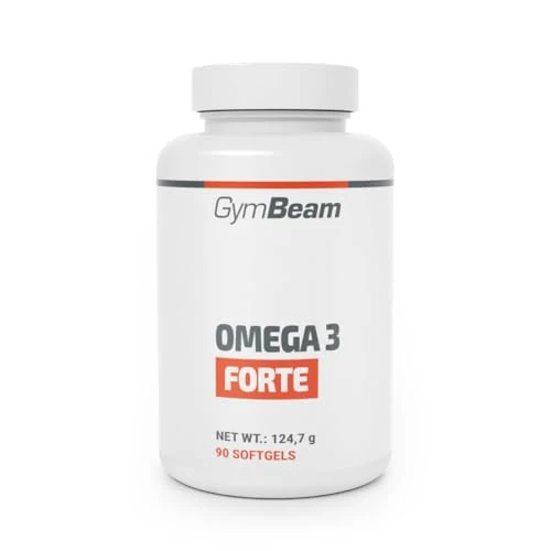 Offerta a tempo: GymBeam Omega 3 Forte Capsule, 1000mg di Olio di Pesce per Porzione, Contiene EPA e DHA, Supporto per la Salute del Cuore, Funzioni Cerebrali e Protezione della Vista (90 cps) - 10% da 10.95 € a 9.86 €