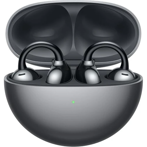 HUAWEI FreeClip, przełomowy, estetyczny design, lekkie jak piórko, słuchanie na otwartym uchu, długi czas pracy baterii, połączenie z dwoma urządzeniami, czarny