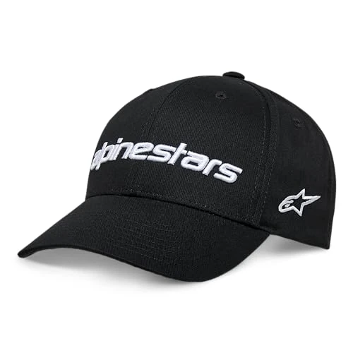 Offerta a tempo: Alpinestars Original Logo Cappellino da Baseball con Visiera Curva e Chiusura a Scatto Snapback Cappello Uomo Taglia Unica - 49% da 34.95 € a 17.95 €