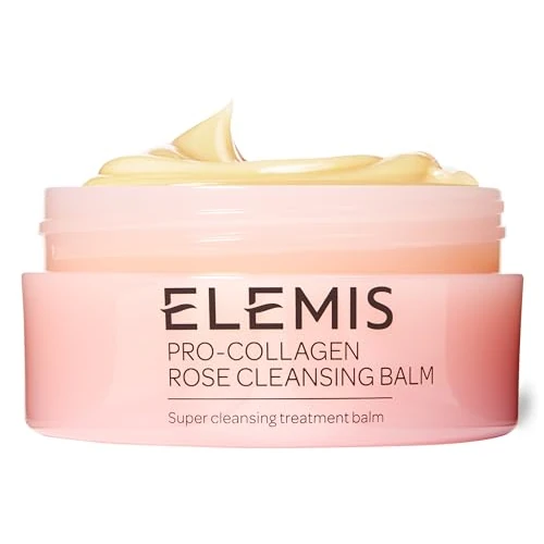 Offerta a tempo: Elemis Pro-Collagen Rose Cleansing Balm, 3in1 Melting Facial Cleanser, Deep Face Wash, Infused with Essential Oils, Daily Moisturising Makeup Remover, 100 ml - 0.00% da 52.80 € a 52.80 €