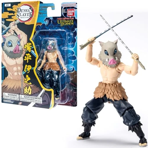 Offerta a tempo: BANDAI - Ultimate Legends HD - Figurina d'azione Demon Slayer 12 cm - Inosuke Hashibira - Licenza Ufficiale Demon Slayer - Figurina articolata Inosuke - Giocattolo per bambini 4 anni e + - VE88963 - 14% da 20.99 € a 17.99 €