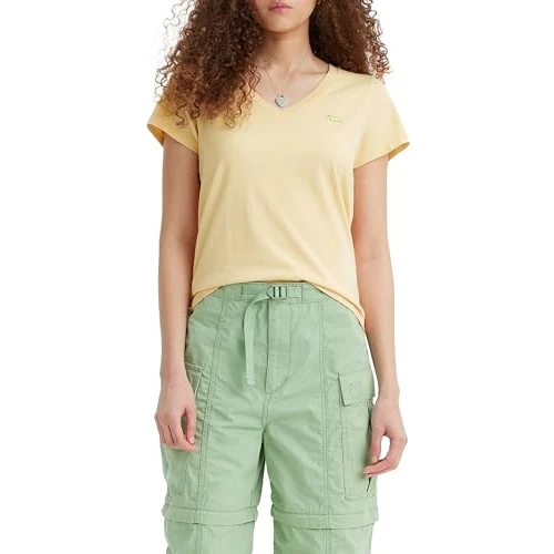 Offre limitée : Levi's The Perfect V-Neck T-Shirt Femme, Chesthit Logo de 14.16 EUR à 14.16 EUR (remise 0%)