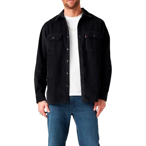 Levi's Big & Tall Jackson Worker Koszula męska, Jet Black, XL