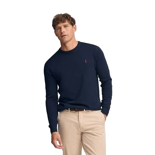 Oferta limitada: Polo Club Jersey Punto Fino Algodón Hombre - Cuello Redondo Ajustado Azul Marino de 49.90 € a 44.90 € (ahorro 10%)