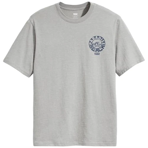 Levi's Koszulka męska SS Relaxed Fit Tee, Brin Coastal Scenic Mid Tone Heather Grey, S