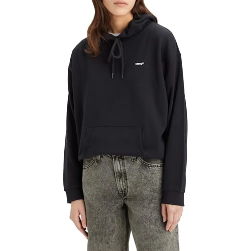Oferta limitada: Levi's Sudadera con Capucha Everyday, Caviar, XS para Mujer de 60.00 EUR a 44.95 EUR (ahorro 25%)