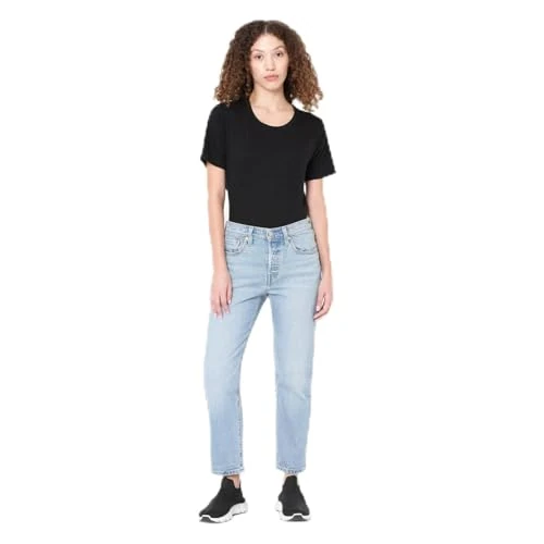 Offerta a tempo: Levi's 501 Crop, Jeans Donna, No Rush, 24W / 30L - 24% da 110.00 € a 83.97 €