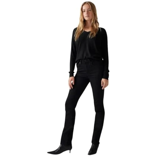 Zeitlich begrenztes Angebot: Levi's Damen 724 High Rise Straight Jean, Midnight Gaze, 30W / 34L von 109.95 € auf 109.95 € (0.00% Rabatt)