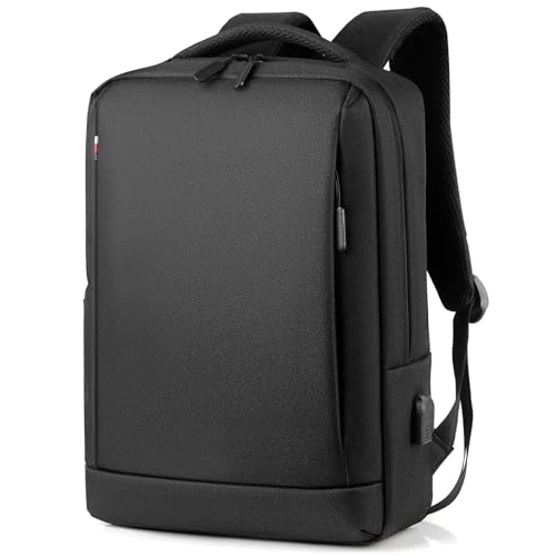 Offerta a tempo: Mixroom - Zaino Porta PC Uomo Borsa per Computer Portatile Custodia Laptop Notebook 15.6" Con Attacco USB Casual Scuola Viaggio Z33 Nero - 23% da 29.90 € a 23.07 €