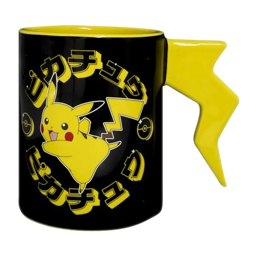 ABYSTYLE – Taza 3D con asa de pikachu, ABYMUGA345