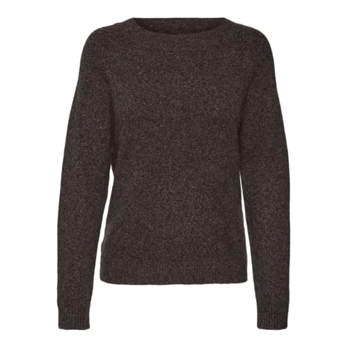 Limitiertes Angebot: VERO MODA Pullover Damen,Chocolate Torte/Detail:w. Black Melange,XS von 24.99 EUR auf 22.49 EUR (Spare 10%)