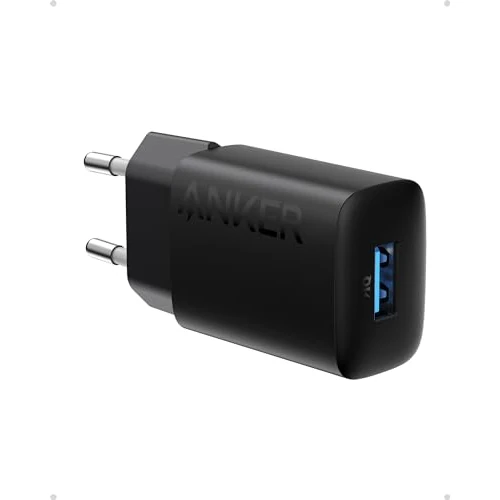 Anker 12W USB-C Charger, 12W Wall Charger, Compatible with Quick Charge 3.0, Galaxy S10e/S10/S9/S8/Plus, Note 9/8, LG V40/V30+, iPhone, iPad and more (USB-C to USB-C Cable Included)
