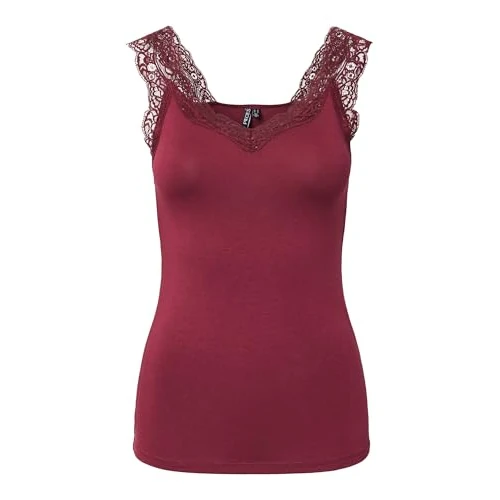 Limited-time offer: Pieces Womens Pcbarbera Lace Noos Bc Tank Top, Tawny Port, L UK from 14.00 £ to 14.00 £ (save 0.00%)