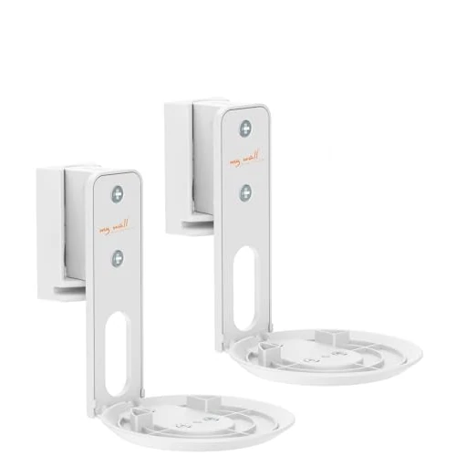 my wall Sonos Era100 HS40WL Wall Mount for Sonos Era100, Wall Mount Era100, Set of 2, Tilting, Swivelling, Space-saving, Perfectly Adjustable, Sonos Holder with Cable Management