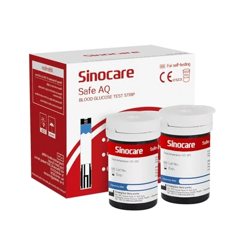 Offerta a tempo: Sinocare Safe AQ Strisce per Glicemia, Senza Lancetta — 10% da 15,49 € a 13,94 €