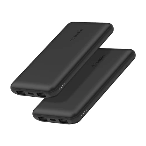Oferta limitada: Belkin batería externa portátil de 10000mAh, cargador externo USB-C con 1 puerto USB-C y 2 puertos USB-A, power bank de 15 W, batería portátil para iPhone, Galaxy, Pixel, AirPods, iPad y otros - negra de 59.98 EUR a 35.94 EUR (ahorro 40%)