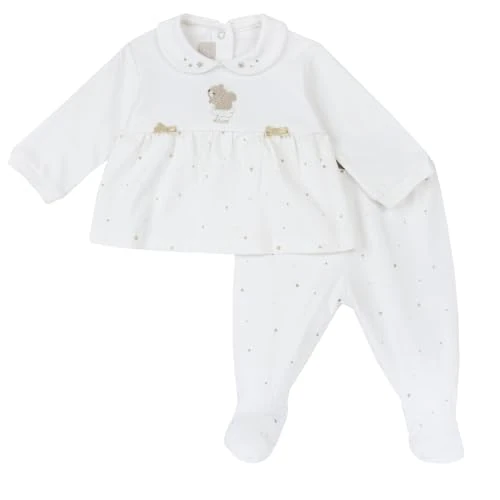 Limited-time offer: Chicco Baby Girls' Completo coprifasce e ghettina in Caldo Cotone Button, Naturale, 3 Months from 16.58 GBP to 16.58 GBP (save 0%)