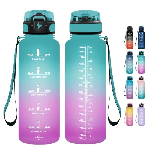 Offerta a tempo: Grsta Borraccia 1,5 Litri, Borraccia Palestra senza BPA — 24% da 16,86 € a 12,74 €