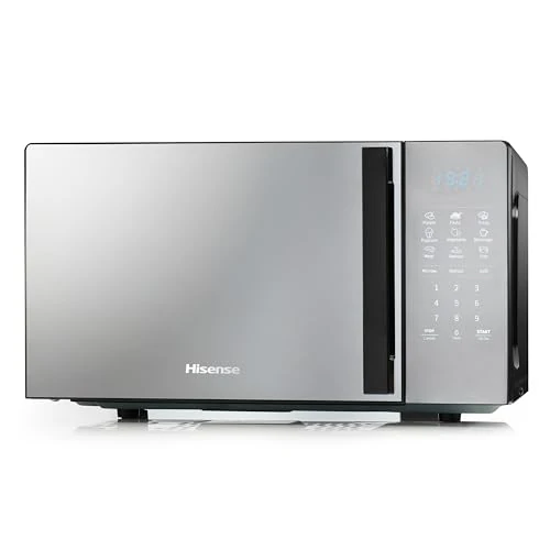 Offerta a tempo: Hisense, H20MOMBS4HG, Microonde 20L, apertura porta a sinistra, display LED con pulsanti, 9 funzioni,700W, grill tubolare, colore specchio — 37% da 149,99 € a 94,00 €