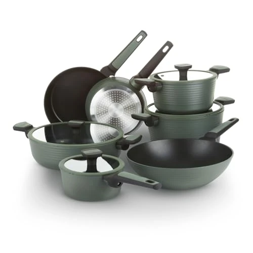 Offerta a tempo: KASANOVA - Batteria di Pentole e Padelle Antiaderenti - 11 Pezzi — 39% da 179,00 € a 109,00 €