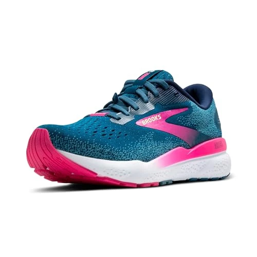 Offre limitee: Brooks Femme Ghost 16 GTX Sneaker, Moroccan Blue/Pink/Yellow, 38 EU de 137.21 EUR a 137.21 EUR (economie 0%)
