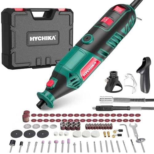 Limited offer: HYCHIKA 170W Rotary Tool, Variable Speed Rotary Tool Kit with Flex Shaft, 173pcs Accessories Kit & 8000-35000RPM Multi-Tool, Perfect for Cutting, Detail Sanding, Engraving, and Wood Carving from 31.05 EUR to 31.05 EUR (save 0%)