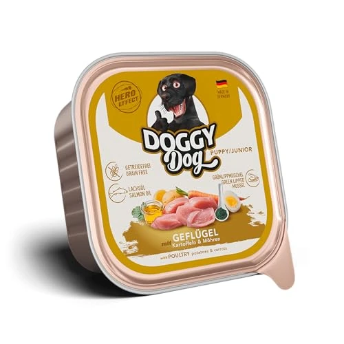 Doggy Dog - Paté - 10 x 150 g - gevogelte Puppy/Junior