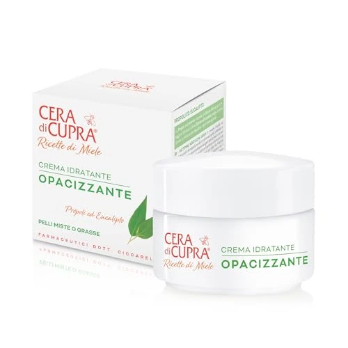 Zeitlich begrenztes Angebot: Cera di Cupra, Mattierende Feuchtigkeitscreme, frische und leichte Creme, gewährleistet die richtige Hautfeuchtigkeit, Made in Italy, Dermatologisch Getestet, Glas 50 ml von 6.50 € auf 6.50 € (0.00% Rabatt)