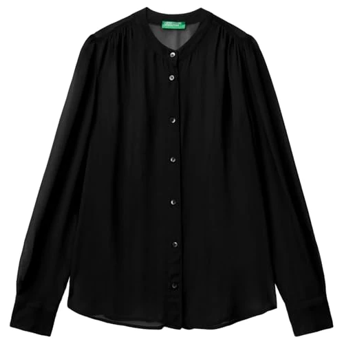 Oferta limitada: United Colors of Benetton Camisa 5tdedq09k, Negro, M para Mujer de 30.15 EUR a 30.15 EUR (ahorro 0%)