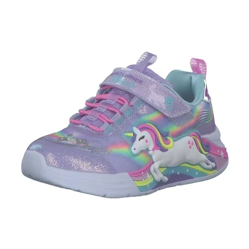 Limited-time offer: Skechers Baby Girls Unicorn Chaser Sneaker, Lavender Sparkle Mesh Multi Trim, 7 UK Child from 26.06 £ to 22.99 £ (save 12%)